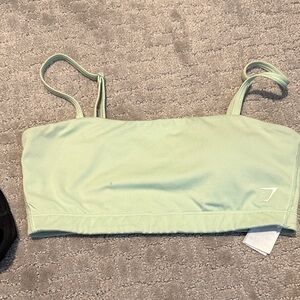 Gymshark Light Green Crop Top